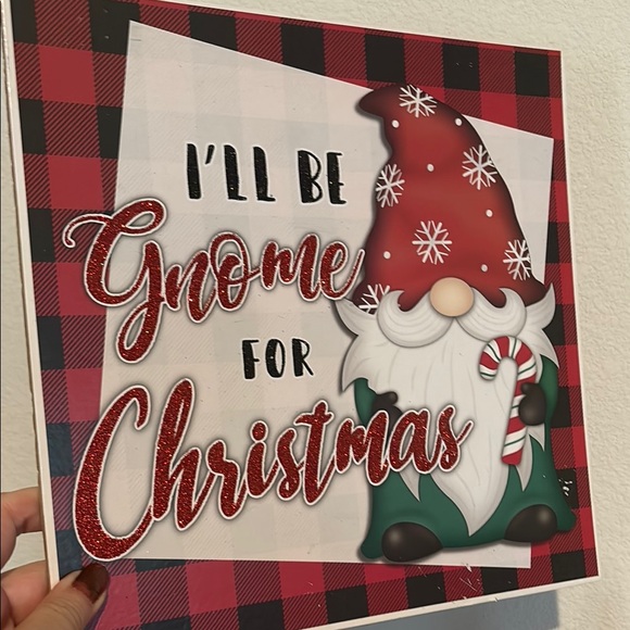 Christmas Holiday Gnome Sign DIY Final Sale Item - Picture 1 of 5